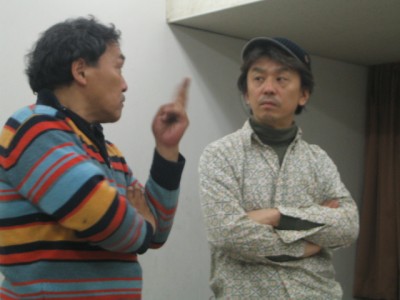 조선어로 노래 연습하는 날의 사쿠리이씨와 오오쿠마씨